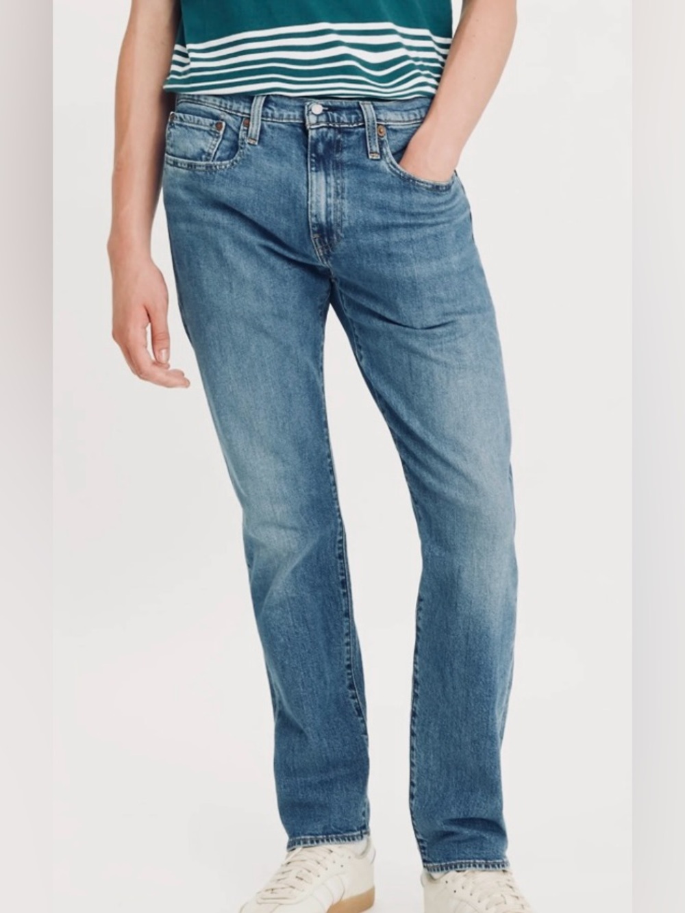 Levi's 502  Big Boys Tapered Straight Performance Jeans in Blue Wash SZ 18/R